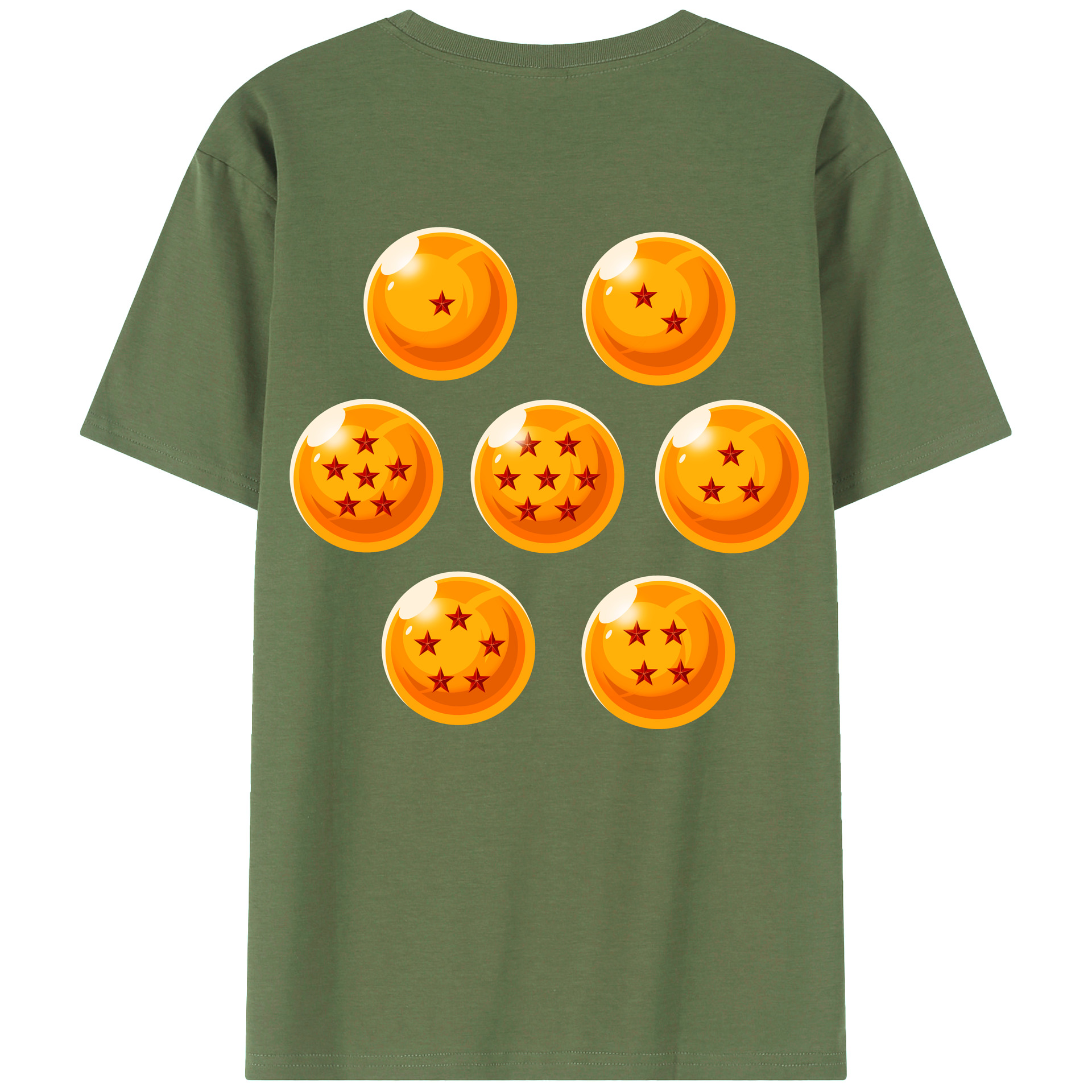 （画像用） ドラゴンボール DRAGON BALL 綿100％ メンズ半袖Tシャツ（バックプリント） 通気性